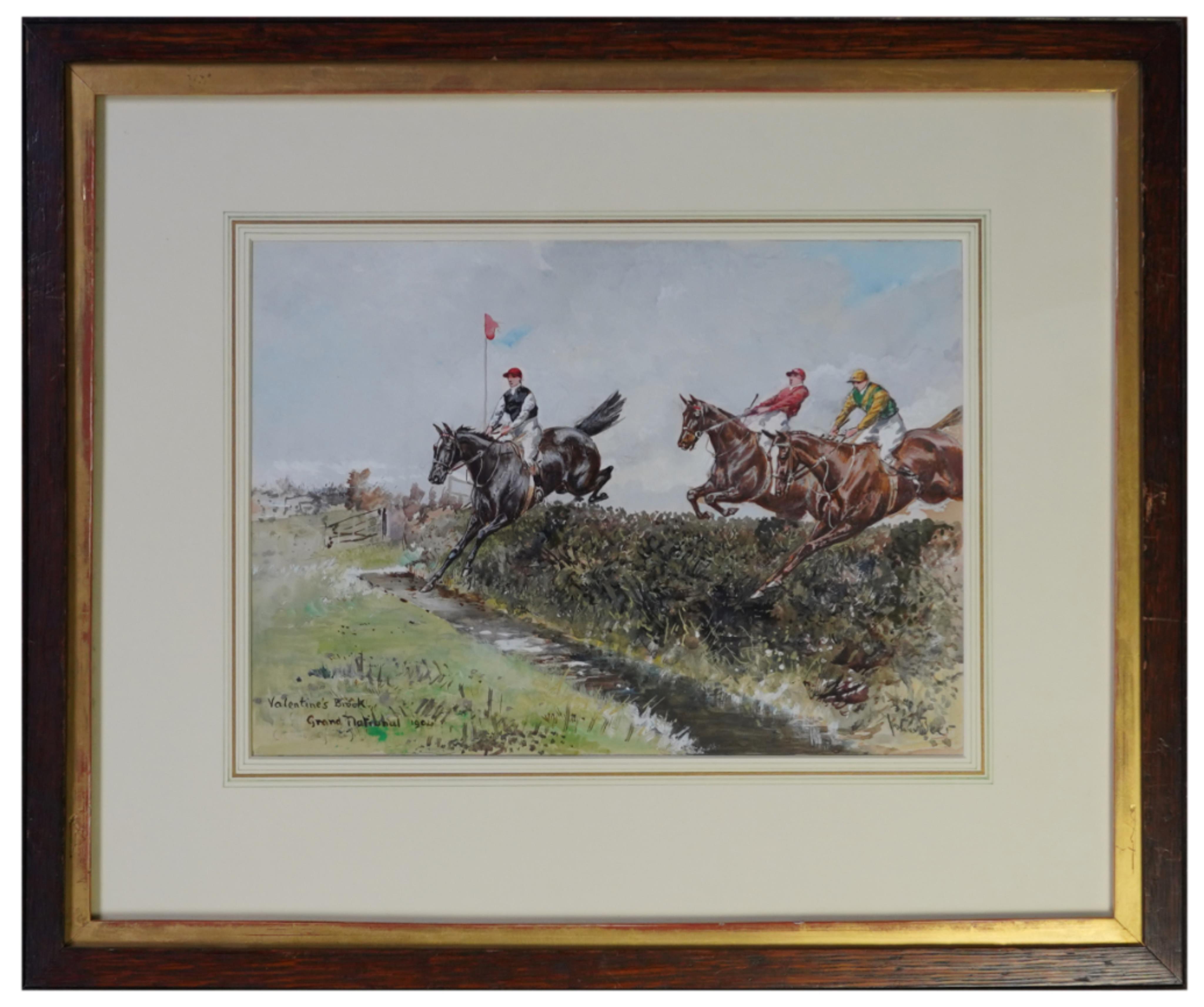 John Beer, (1860-1930), 'Grand National, 1904'